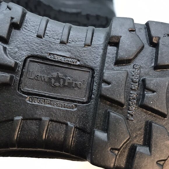 LawPro by Quartermaster 8" Dispatch Duty 2.0 Men's 10M Black Side Zip Boots NEW - Picture 14 of 15